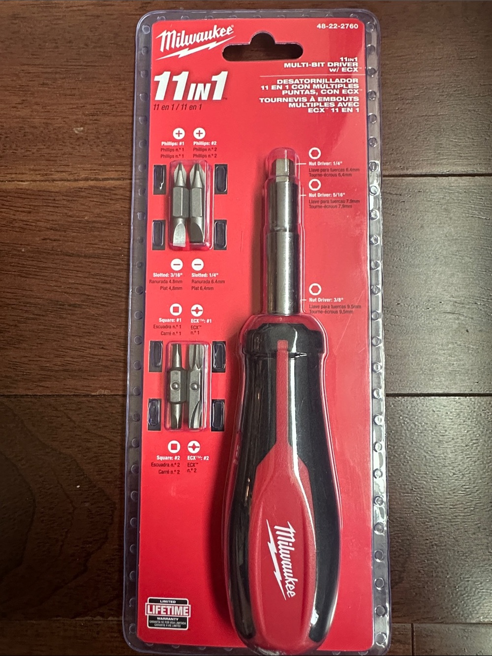 11-in-1 Milwaukee Multi-Bit Screwdriver
